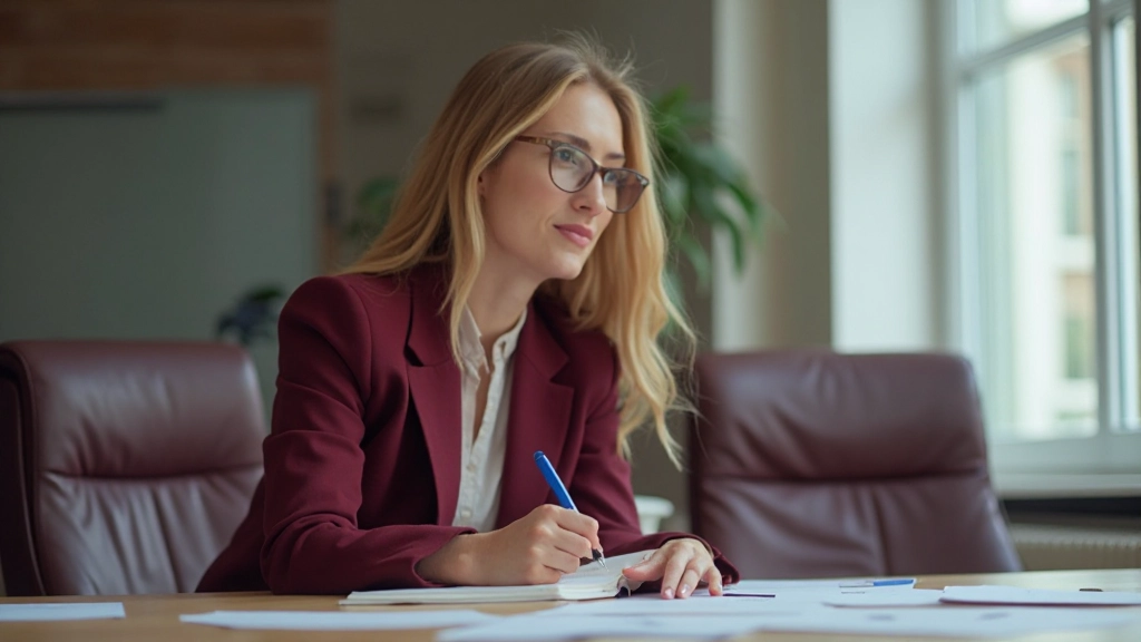 Предпринимательница планирует развитие бизнеса с стратегическим видением